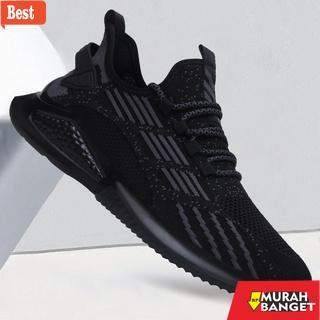 EXITO Xavier Sepatu Sneakers Karet Pria Impor Slip On Sporty 029 Casual Hitam Shoes Putih Running Ka
