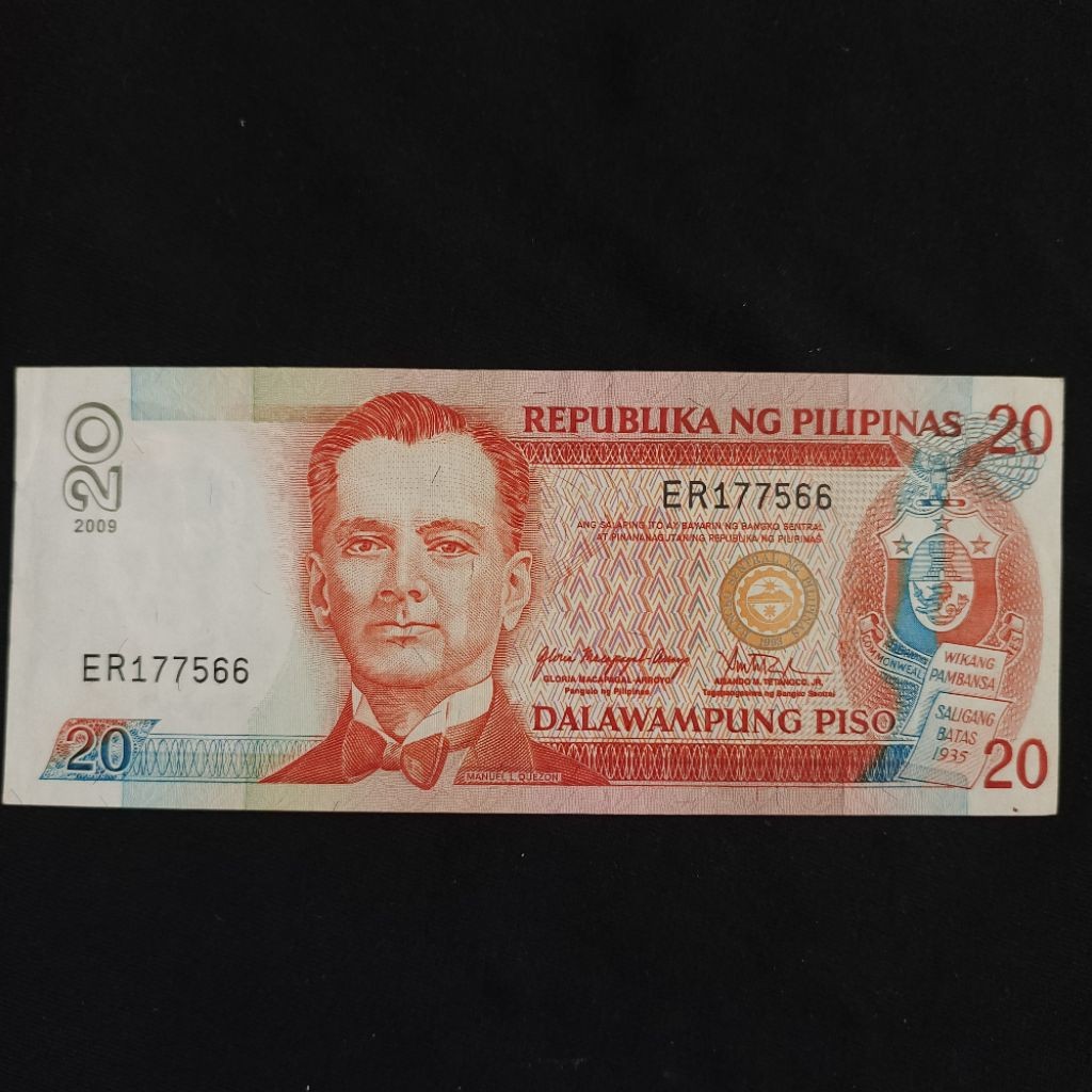 SA470 20 PESO PILIPINA AUNC ORIGINAL