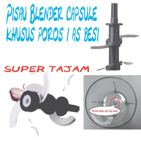 Pisau Blender Kapsul - Spare Part Capsule Cutter Quatre Poros besi