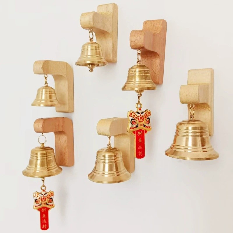 Bel Pintu Kenari Magnetic Wind Chimes Bel Dekorasi Pintu Buka Bel Pintu Lonceng Pintu Kuningan