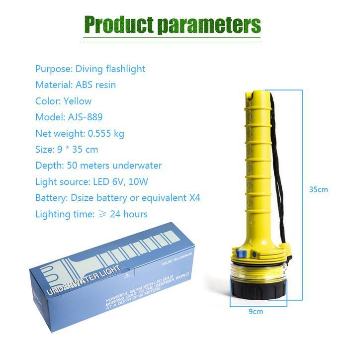 Senter Selang Diving Anti Air Senter Selam  Super Terang