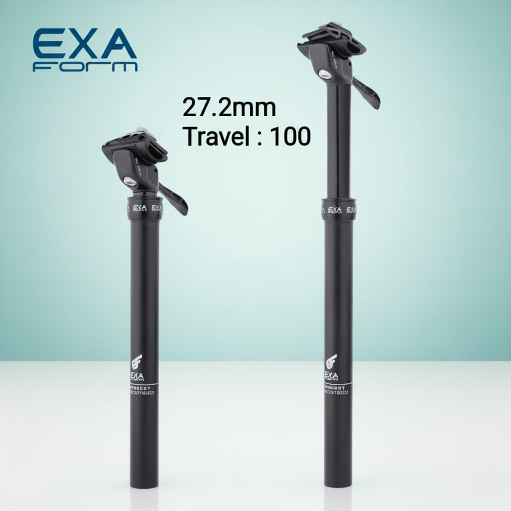 KS EXA Form Dropper Seatpost Premium Adjustable Hidrolik Tuas Size 27.2mm Sepeda MTB Gravel Kesayang