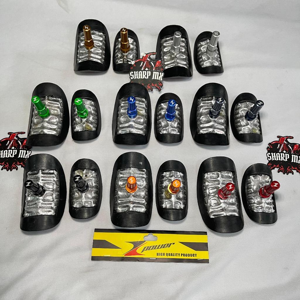 Stopper Ban Jumbo Kombinasi + Rim Lock Nut Ban 18 -21 CNC ZPOWER