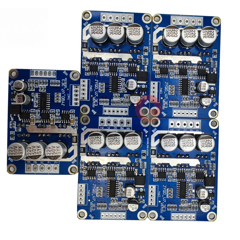 5 pcs of JYQD_V7.3E3  DC12V-36V 500W High wer Brushless Motor PWM Controller Driver Board Hall BLDC 