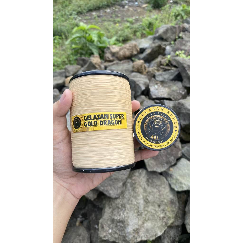 Gelasan Gold Dragon (NDI) - N66 BOBIN HIJAU Original Import Super Premium Size 0,22 Ukuran 6000yard