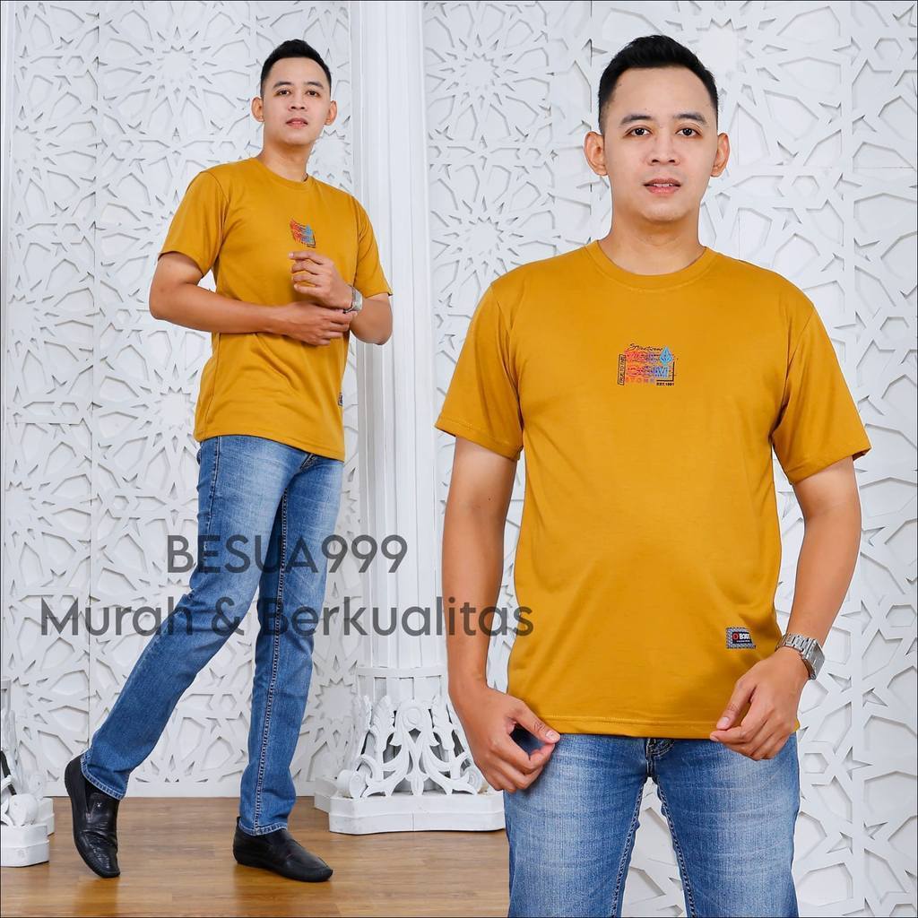 Paket 5PCS 100RB Kaos Branded Matahari Pria Wanita | Kaos Distro | Baju Kaos Pria | Kaos Oblong Pria