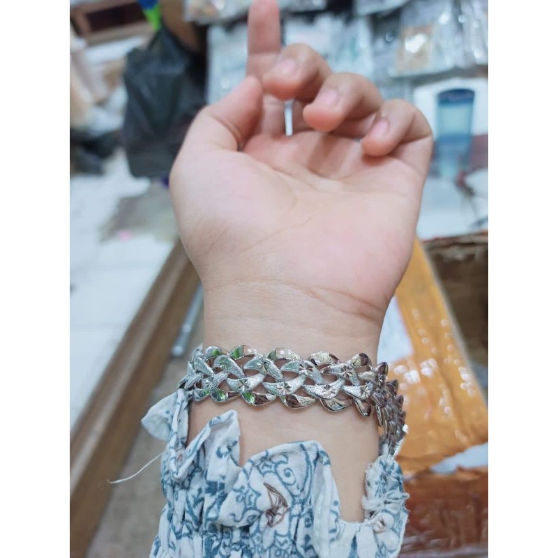 GELANG GENESIS RANTAI KEPANG SILVER PERAK(GACC)