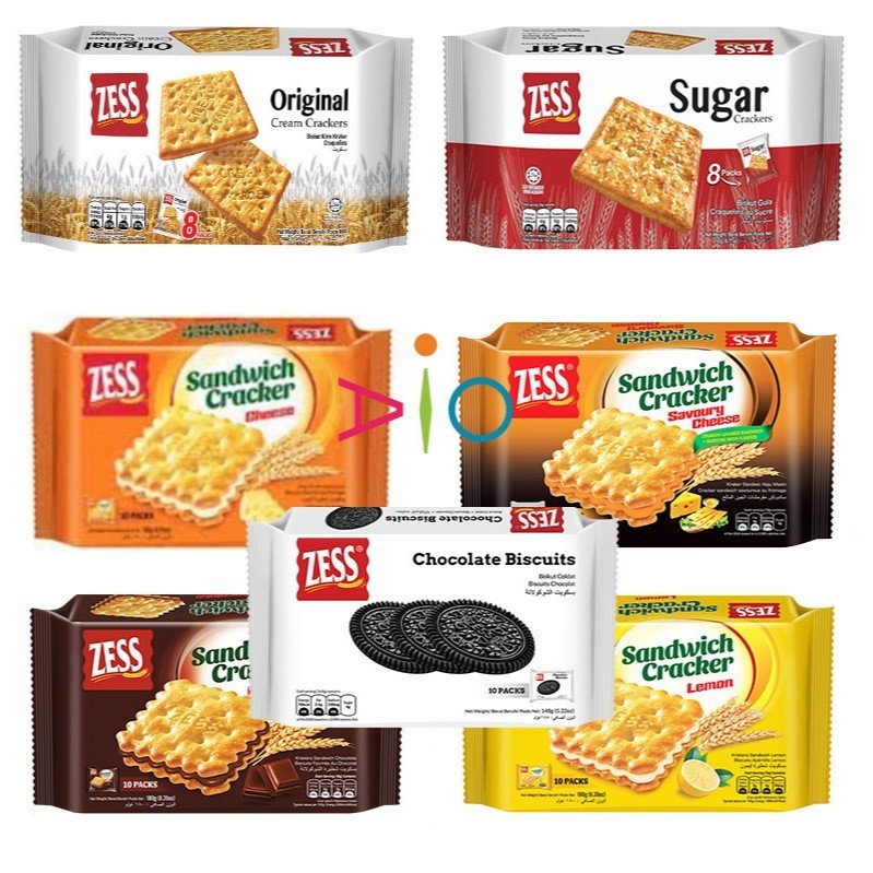 BESTIE ZESS Original Cream Crackers | Sugar Crackers | Sandwich Crackers