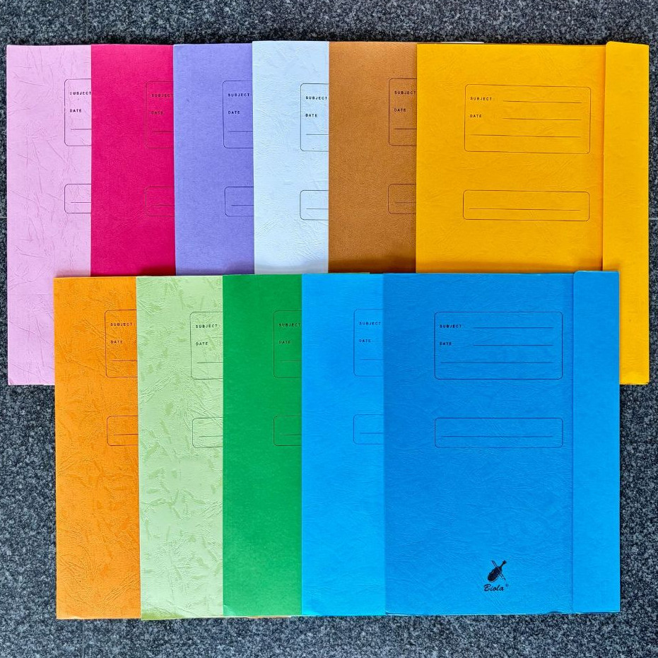 Map Biola F4 Folio / Map Kertas Kerja / Stofmap Biola / Stopmap Biola / Map Bufallo warna