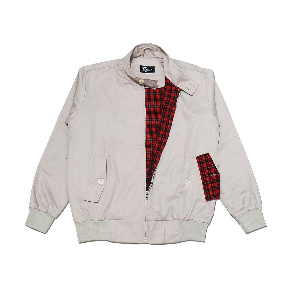 Jaket Harrington Obican Cream