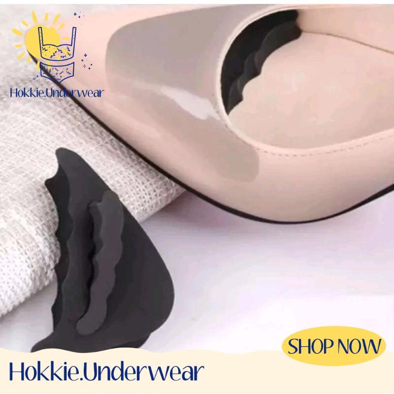 (ACC144) Busa Spons Pengganjal Sepatu Kebesaran Bantalan Spon Ganjelan Heels Flat Shoes Segitiga