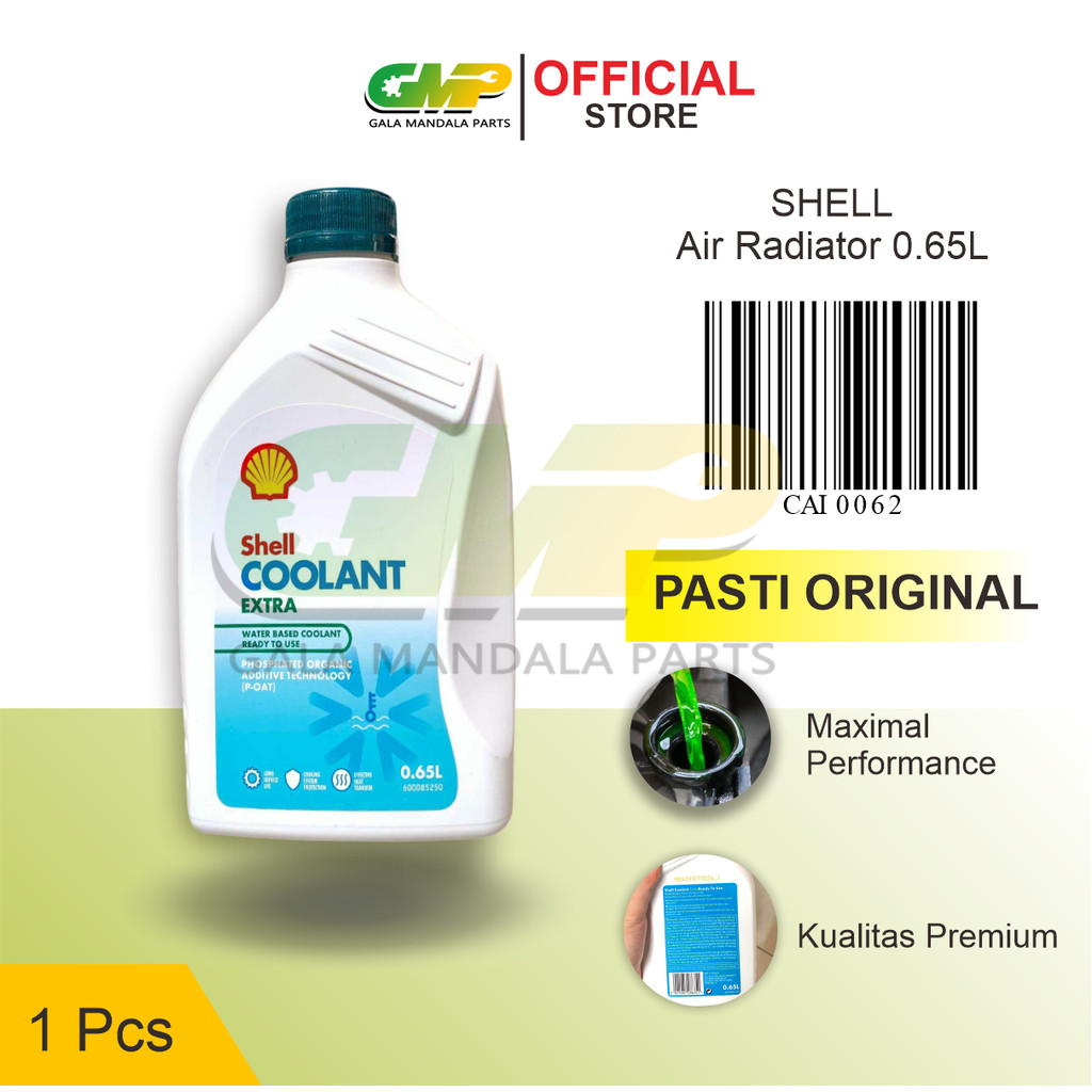 Shell Air Radiator Coolant Extra Longlife 650ml Water Based Motor Nmax Vario PCX ADV