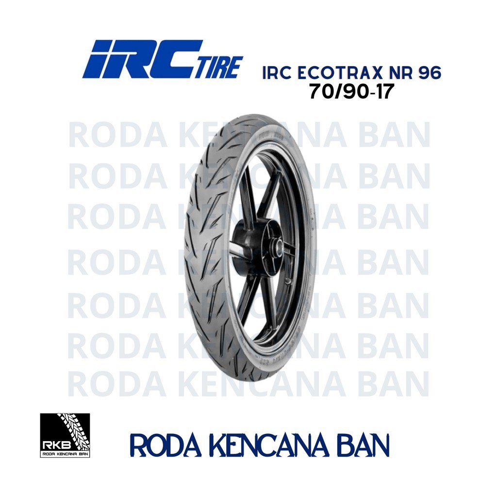 Ban Motor IRC ECOTRAX NR 96 size 70/90 R17 - Tubeless Ban Depan  Supra x 125, Revo,Blade 125,  Jupit