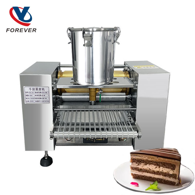 Fully Automatic Thousand Layer Cake Machine Commercial Multi-functional Pancake Skin Towel Roll Panc
