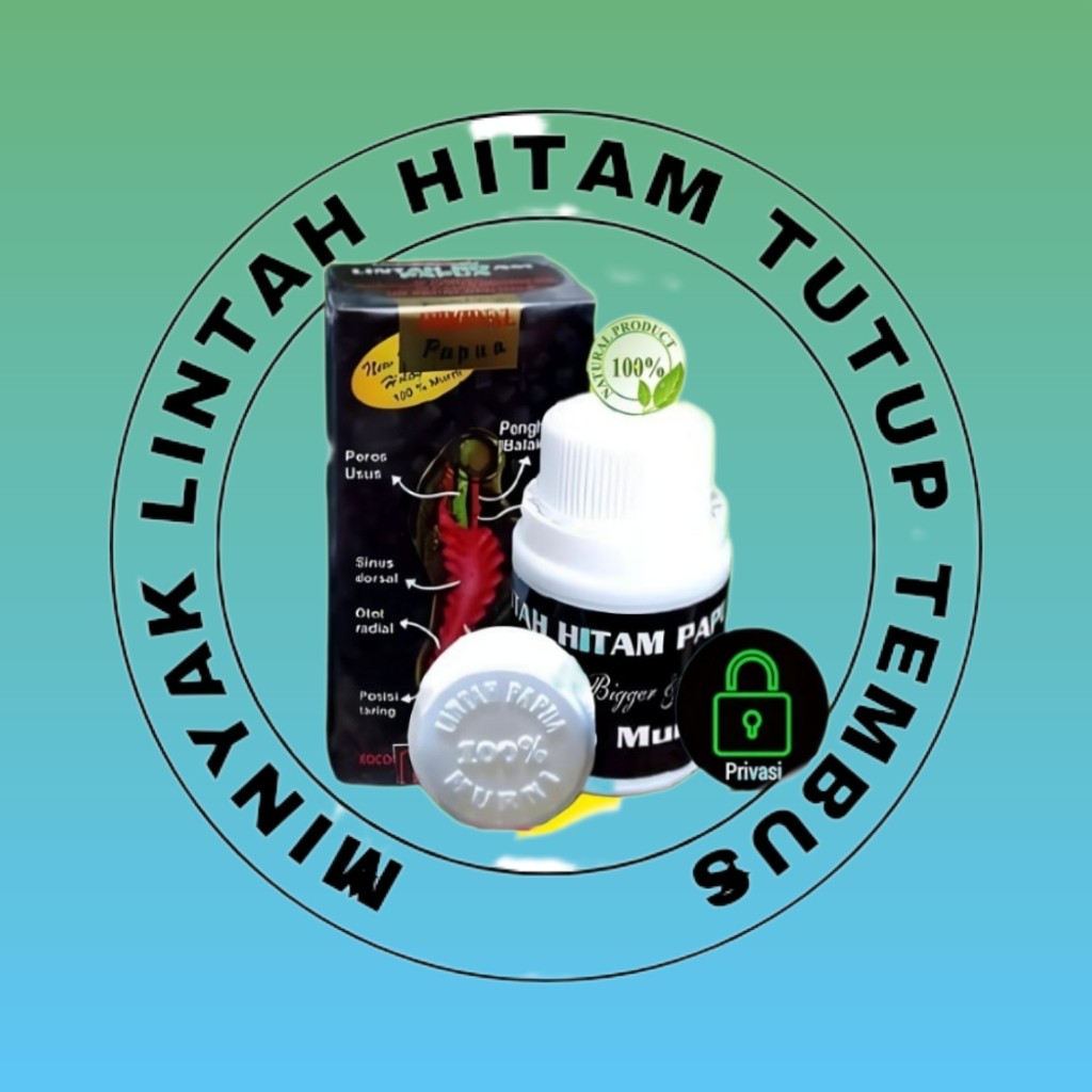 minyak oles lintah hitam tutup tembus minyak tradisonal minyak kesehatan p3k salep&krim herbal l