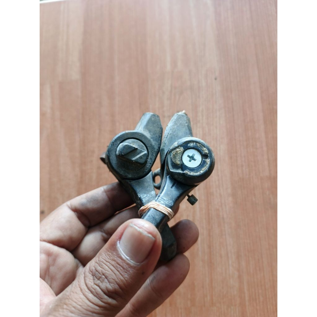 shifter sepeda mtb model friksi second merk shimano