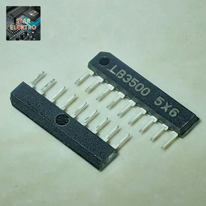 2 Buah 2Pcs LB3500 Sip-9 LB 3500 Sanio Semicon IC PLL Tuning Prescaler 1/8 9Pin Komponen L83500 TERB