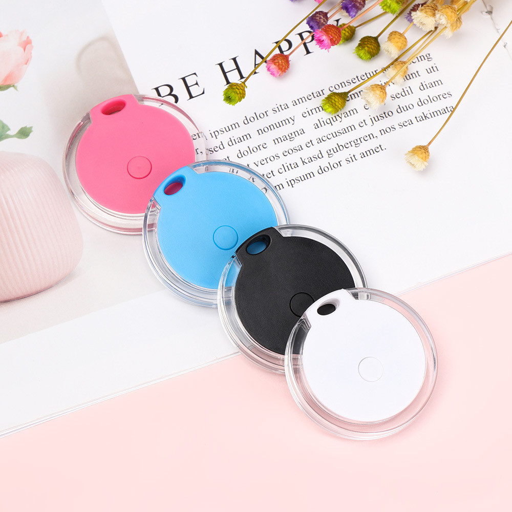 Round smart anti-loss device Keychain tracker Locator Bag Finder Bluetooth pet tracker