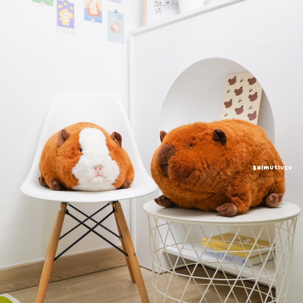 JAJAROMA  BALMUTLUCU | Boneka Guinea Pig 50cm | Plush Toy Lucu Karakter Marmut Hamster Kelinci
