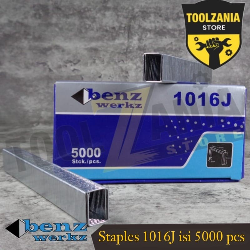 Isi staples tembak angin 1016J benz werkz 5000 pcs isi stapler DAN Isi staples tembak angin 1016J ko