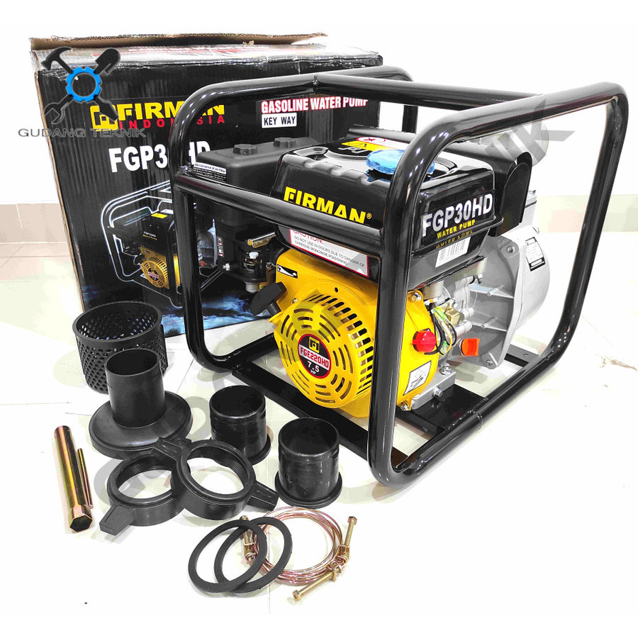 Water Pump 3" FIRMAN FGP30HD / Mesin Waterpump Alkon 3 Inch - Pompa Air Irigrasi Sawah FGP 30 HD FIR