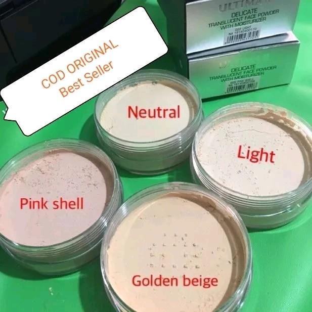 BEDAK ULTIMA II DELICATE TRANSLUCENT FACE POWDER 43 GR/ BEDAK TABUR BESAR ULTIMA II Original - 023 M