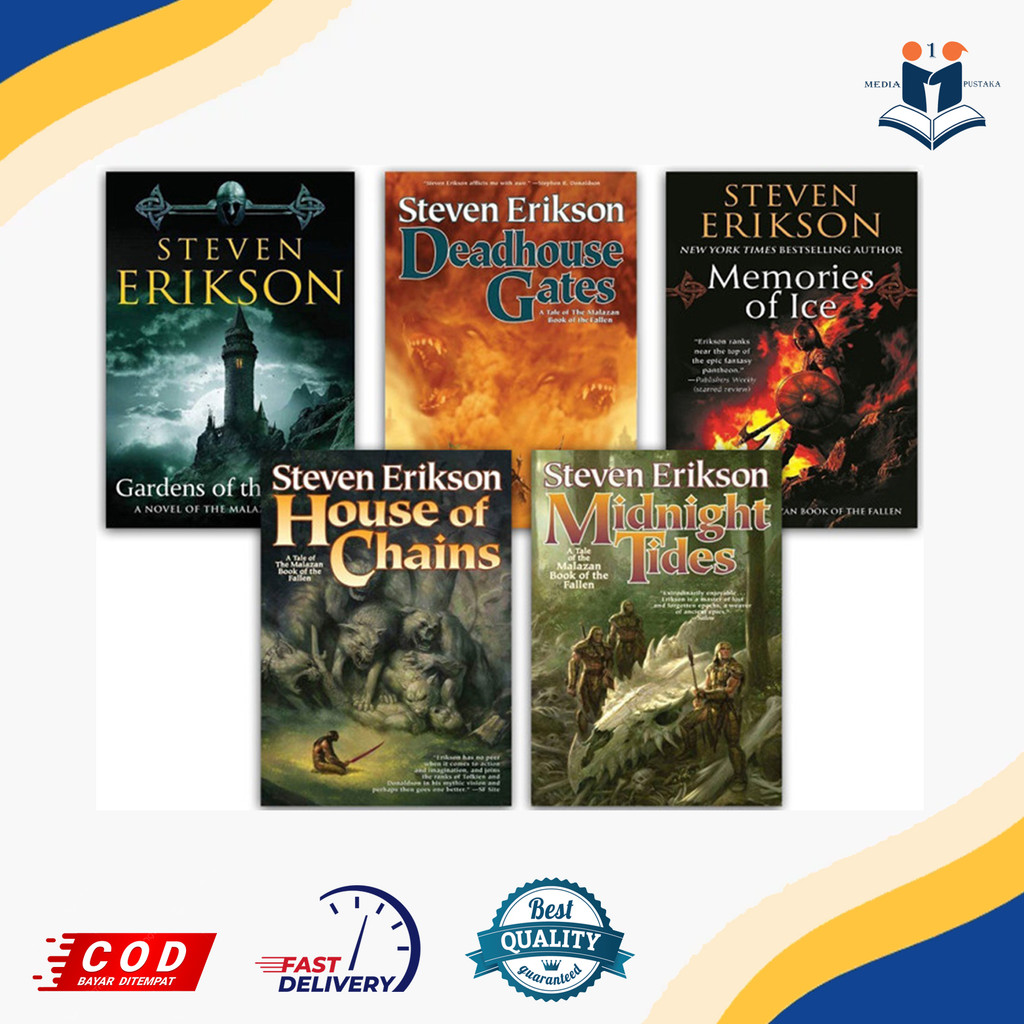 The Crippled God | Gardens of the Moon | (Malazan Book of the Fallen 10 book series) - Steven Erikso