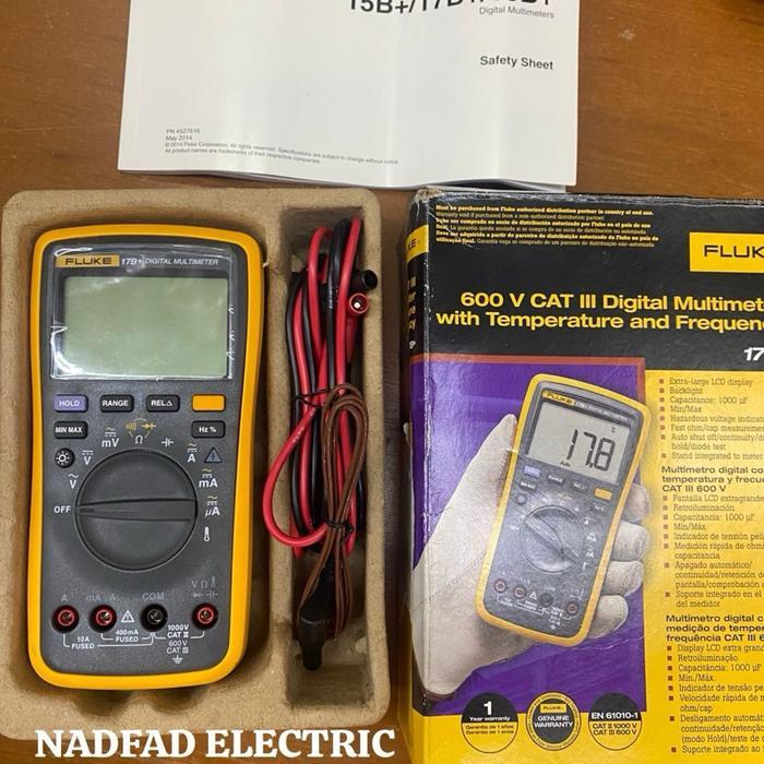 Multitester Fluke 17B+ / Digital Multitester FLUKE 17B+