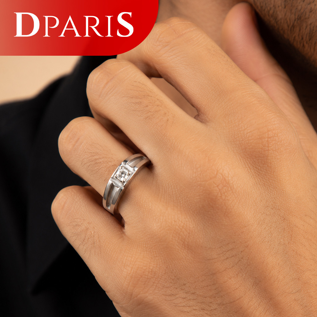 DPARIS Cincin Pria Vano Zircone SSP71
