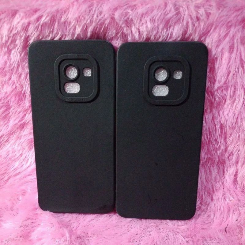 Softcase Pro Camera Samsung J6 2018 / A6 2018 / J8 / A6 Plus Case Full Black