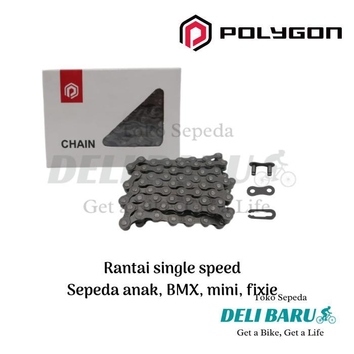 Polygon Rantai single speed sepeda anak BMX mini fixie - Rantai BMX polygon