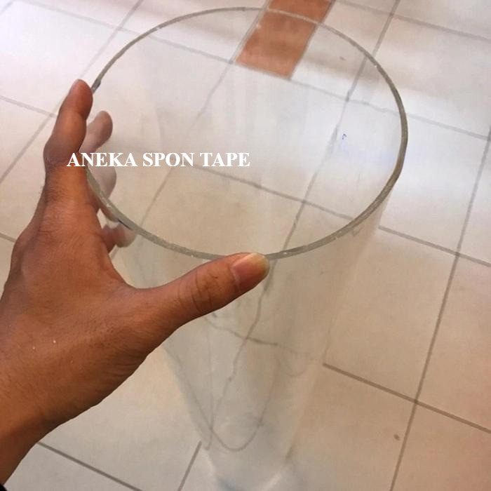 Pipa Akrilik Bening OD 180mm x ID 174mm x 1meter Tebal 3mm