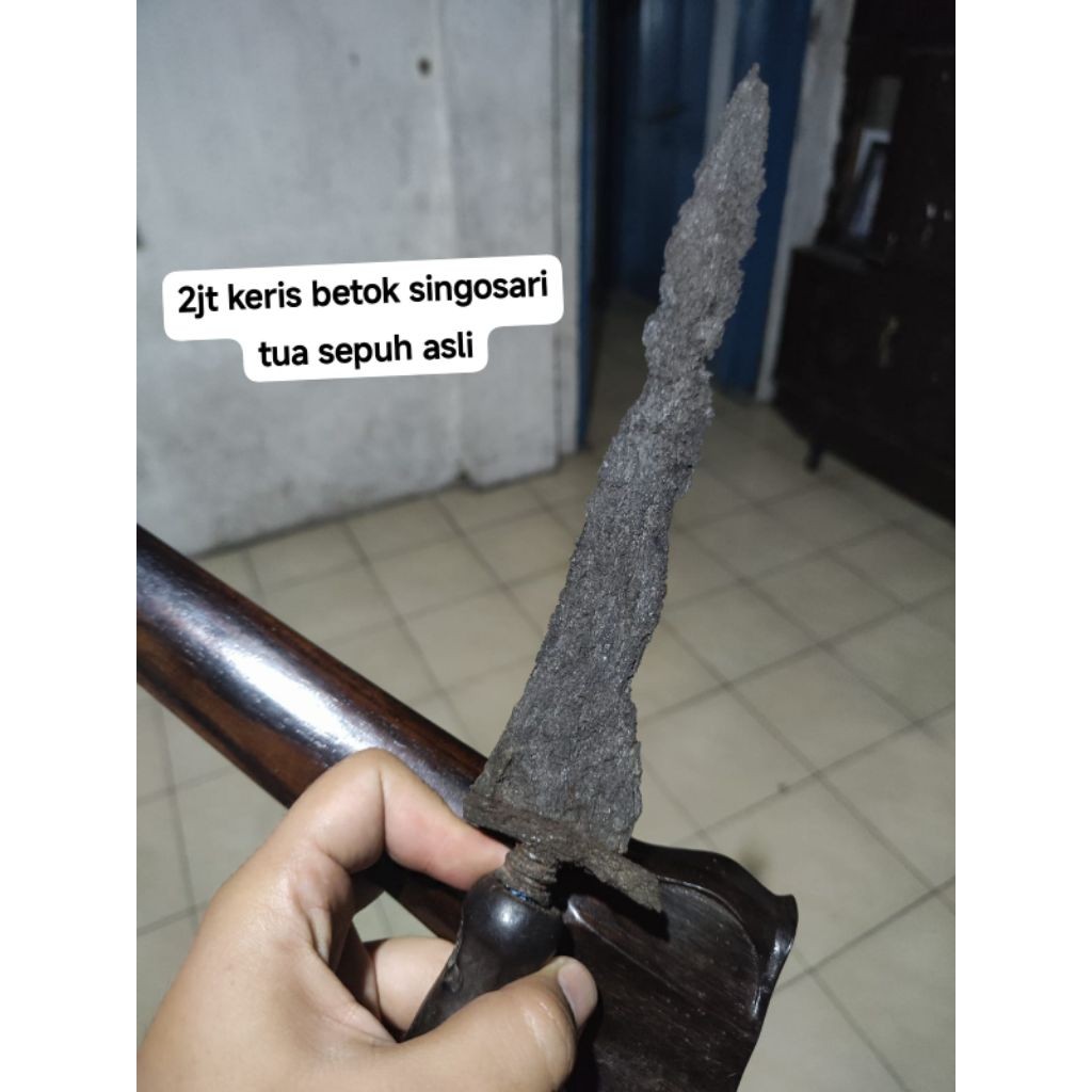 Koleksi Antik Keris Betok Singosari Tua Sepuh Asli Seni Budaya Klasik