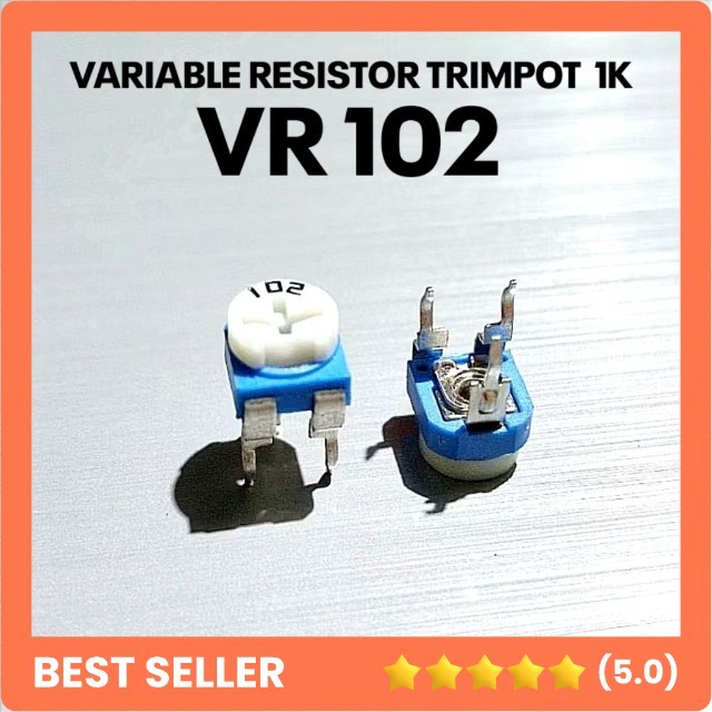Trimpot 1k Potensio 1k VR 102 Variable Resistor Potensiometer 1K