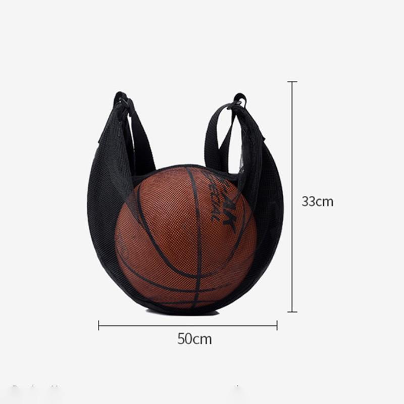 Tas Serut Bola Basket Tas Bola Bahu Tas Penyimpanan Jaring Latihan Bola Basket