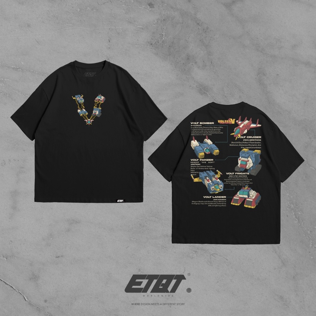 Voltes V v3 | Voltes V | Anime Tshirt for Men & Women | Unisex