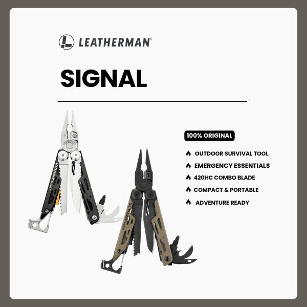 Leatherman SIGNAL - Survival Tools/Perkakas Multifungsi Stainless Steel
