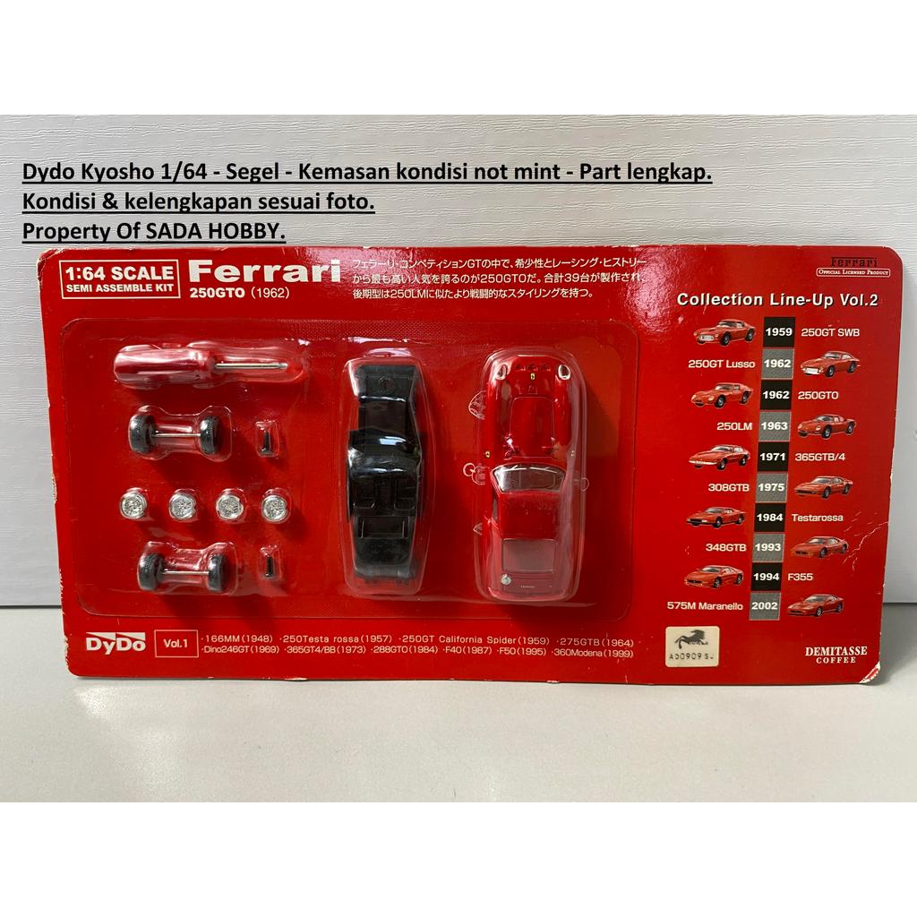 Dydo Kyosho 1/64 Ferrari 250GTO 1962 Red