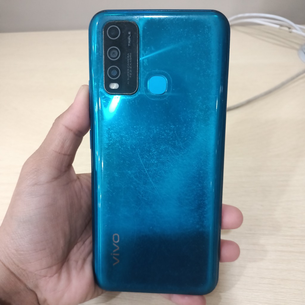 Handphone Vivo Y30i Ram 4/64GB ( Batangan, Cek Minus 5 ) 424631