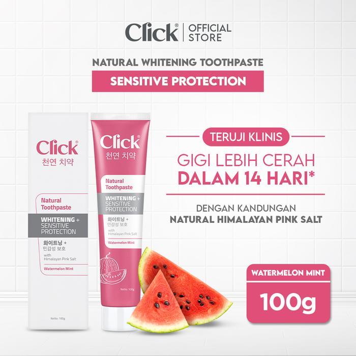 Click Natural Toothpaste Whitening + Sensitive Protection