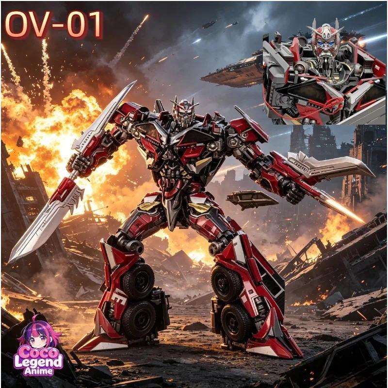 In StockTransformableToy OV01 Sentinel Prime Modified Enlarged Version Alloy Steel SS Sentinel Prime