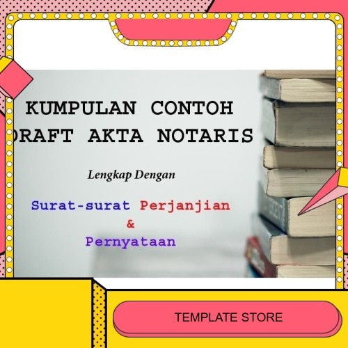 SOFTWARE CONTOH DRAFT AKTA NOTARIS & PERJANJIAN TMP