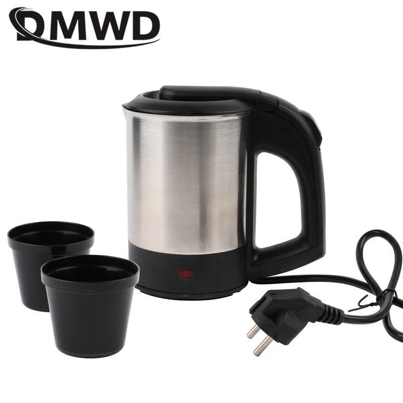 0.5L Portable Electric kettle Fast Boiling Tea Coffee mer Mini Insulation Stainless Steel Kettle Aut