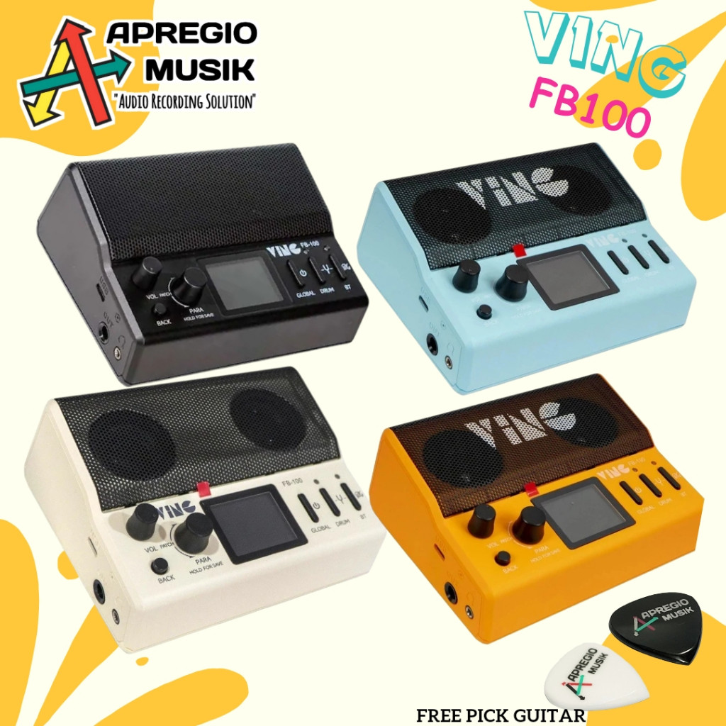 Ving FB100 FB-100 Portable Multi Effects Processor Ving Flybro FB 100 with 8 Effect Modules with & B