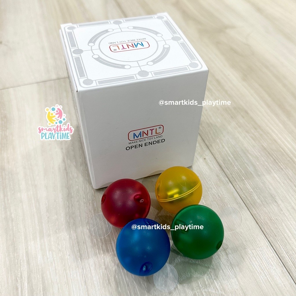 MNTL Light Ball Magnetic Marble Run 4 Pcs