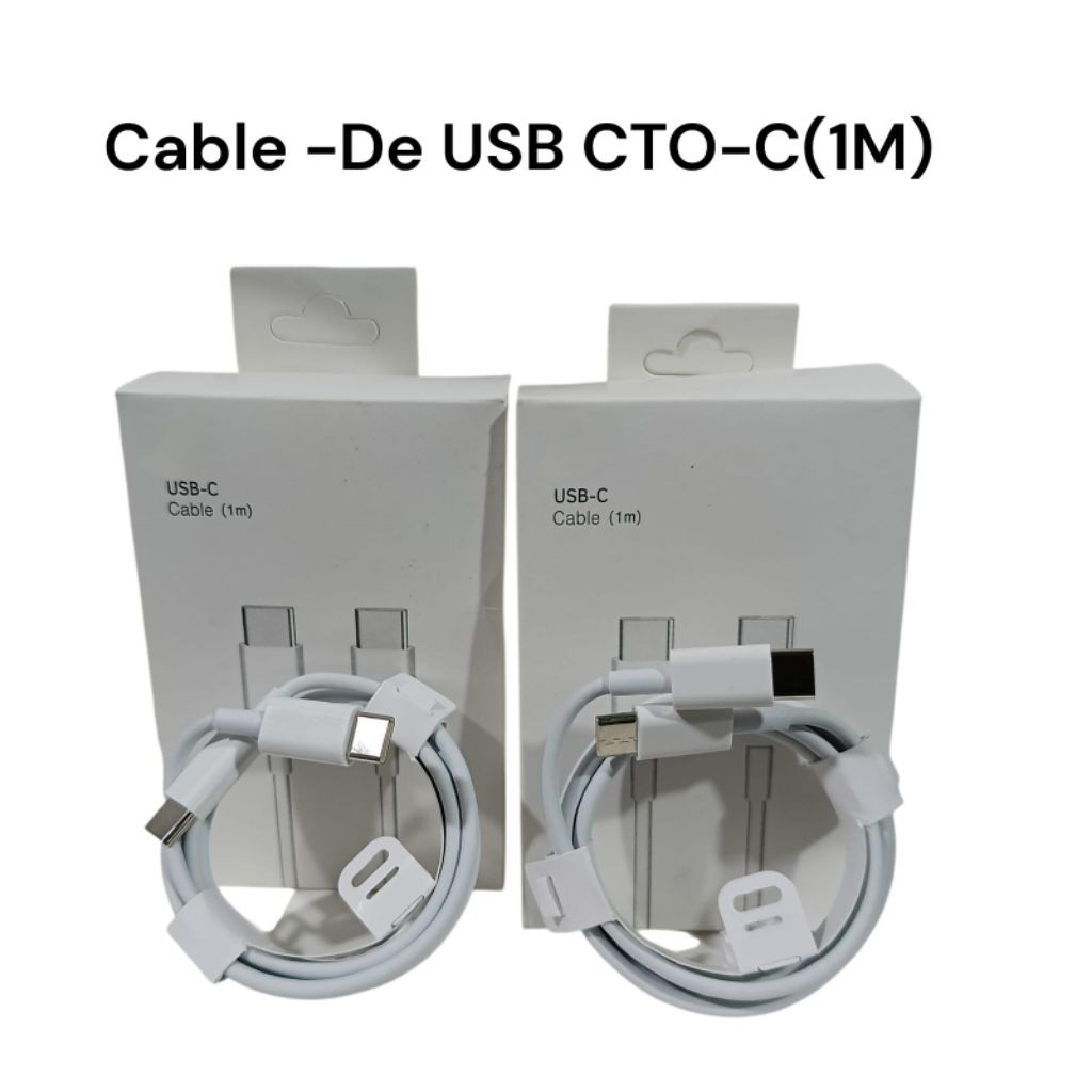 [ZAHROH] [DNS] Kabel Data Cable USB C To Type C (1M) Seris IP Barang Bagus