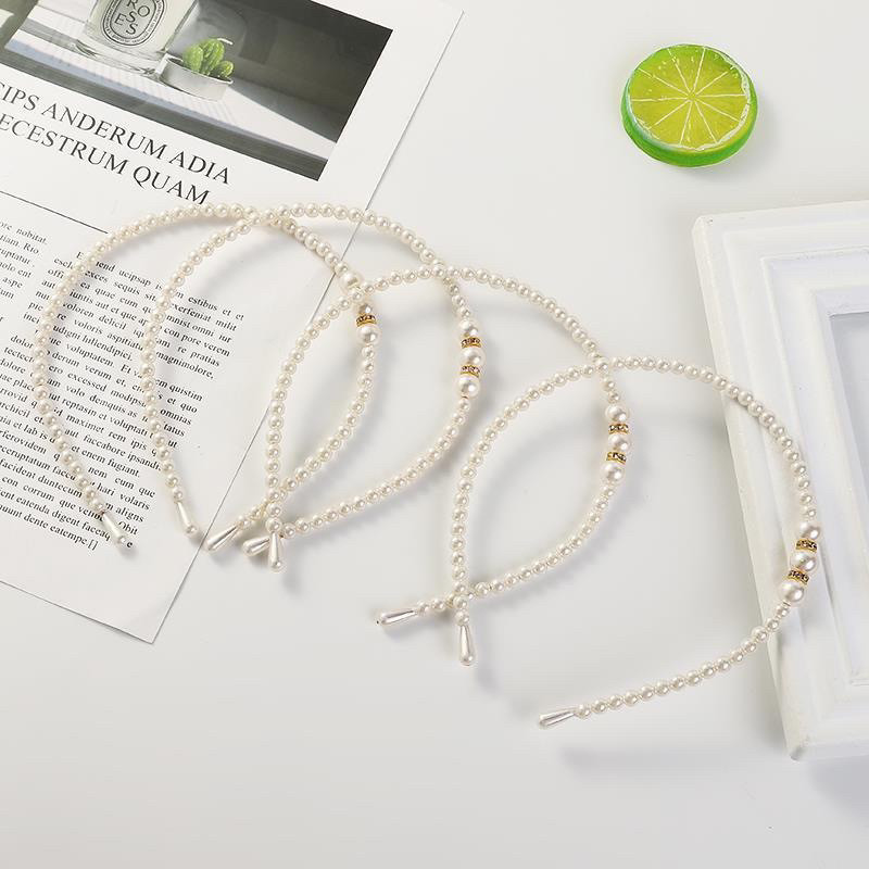 (TTP) bando mutiara Korea / bando viral pearl / bando murah viral / Bando Mutiara Pearl Cantik Murah