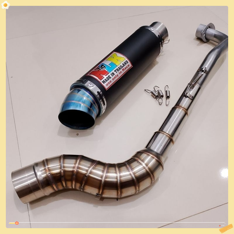 NLK Ekzos Racing open spec pipe Canister 51mm 1Set for wave 100 110 125 Xrm 110 125 Ex5 Kriss lagend