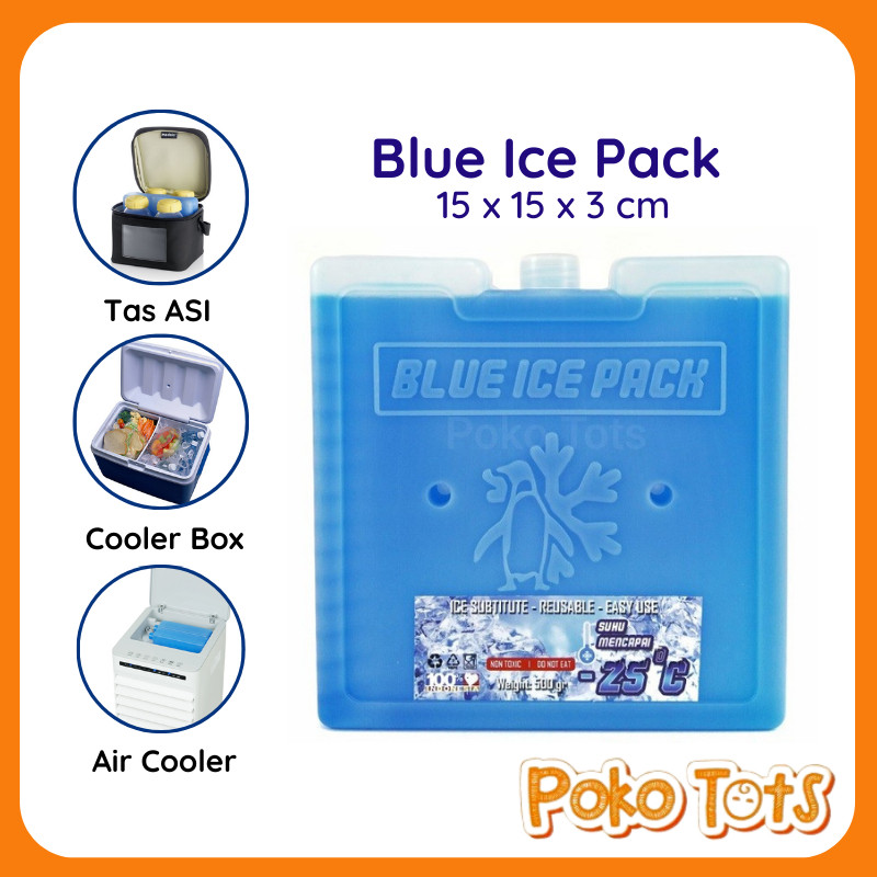 Blue Ice Pack Kotak IcePack Ice Gel Cooler Box Cool Gel