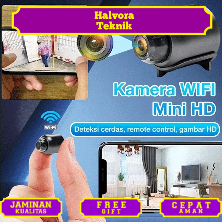 Kamera Pengintai mini WIFI Hidden Spy camera HD CCTV Mini Cam Simpan video  Pemantauan jarak jauh Te